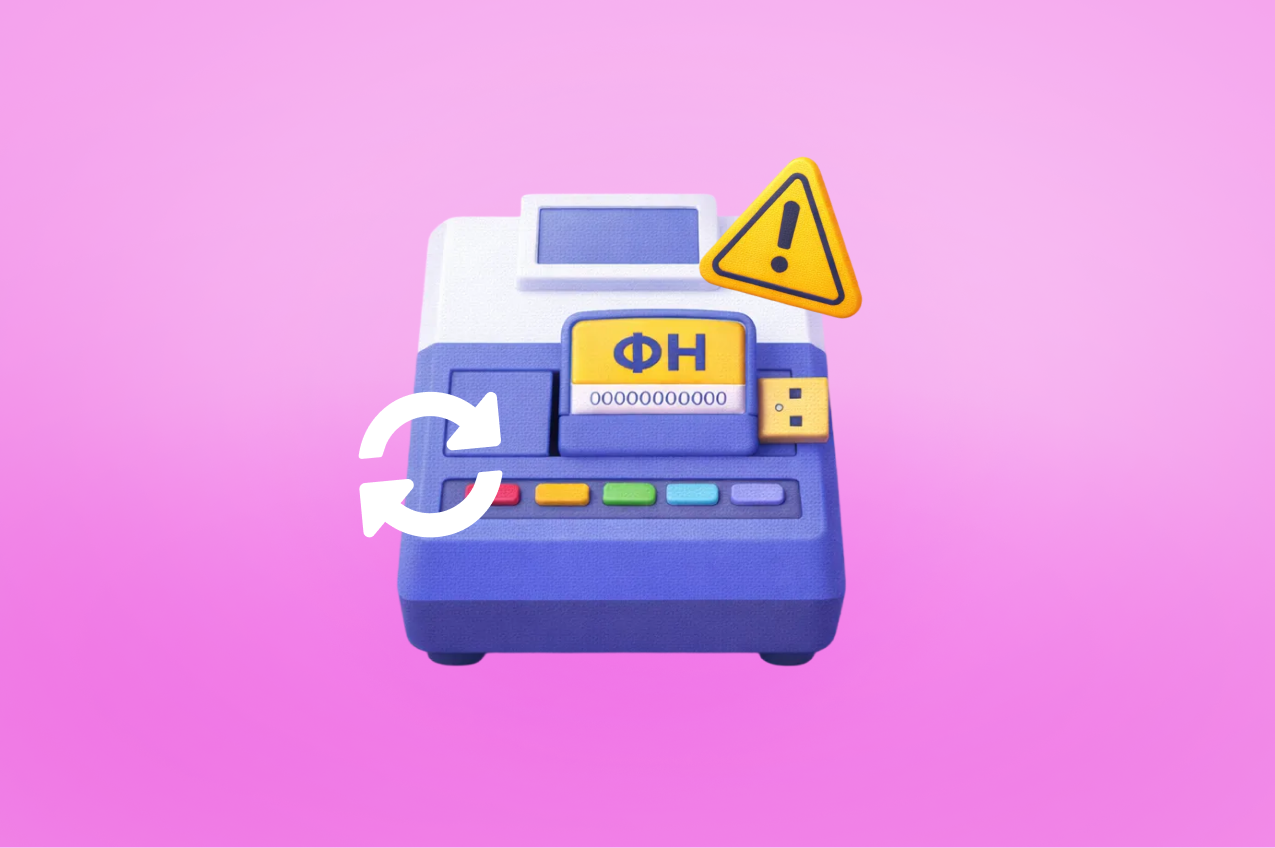 Как менять фискальный накопитель